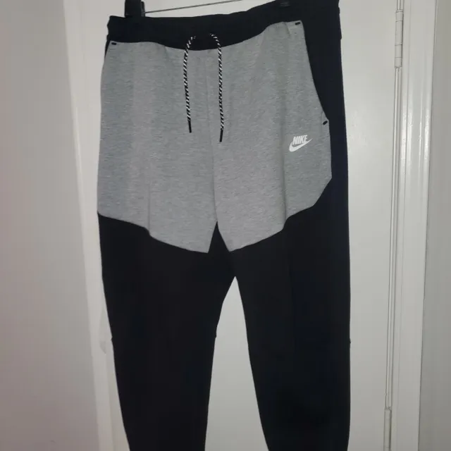 Nike Tech Fleece Pants Joggers Sweatpants Heather Grey Cuffed