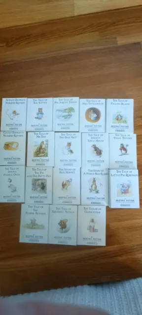 Job Lot 1990 Beatrix Potter job lot collection  18 mini children's fiction books