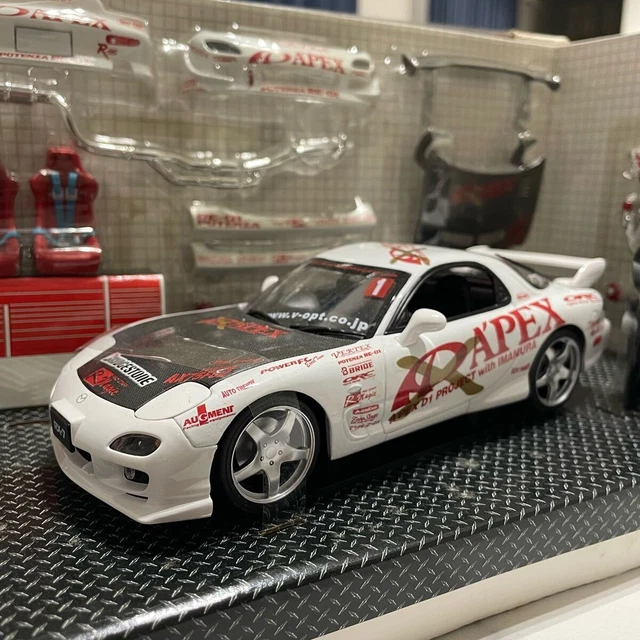 Hot Works 1/64 D1 GP Drift 2002 Mazda Rx-7 FD3s Apex AX75F92