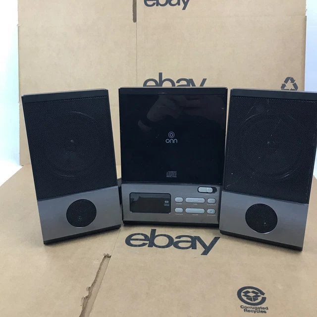 ONN MINI STEREO System Ona13av503 CD Stereo No Remote 6.B2 50.99