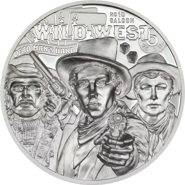 2024 Cook Islands Legends Wild West 1oz Silver Proof Coin