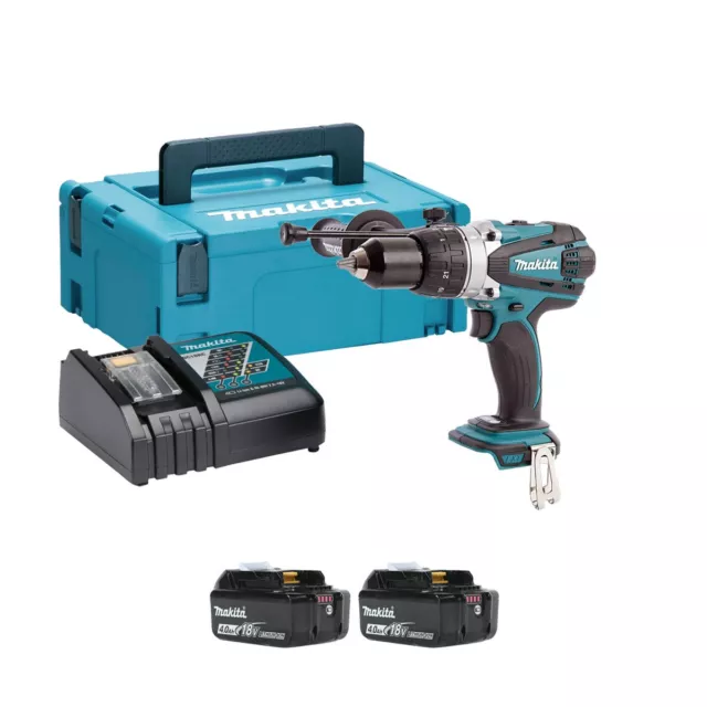 Makita DHP458RMJ-2 18v LXT Combi Drill (2x4Ah)