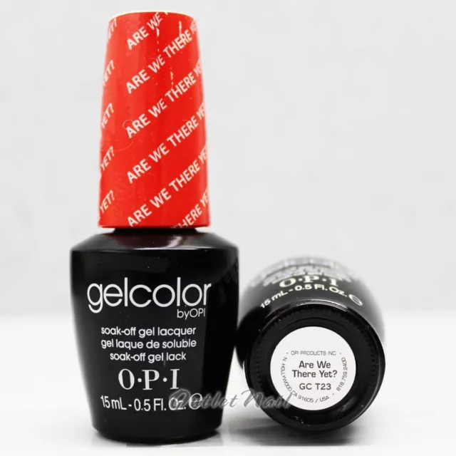 OPI GelColor GC T23 ARE WE THERE YET? 15mL/0.5 oz UV LED Gel Polish Lacquer