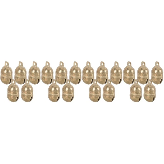 20 piezas Dijes para cuello de mascota campanas para mascotas pequeñas Mascotas Perro Collar Suministros Hágalo usted mismo Dije