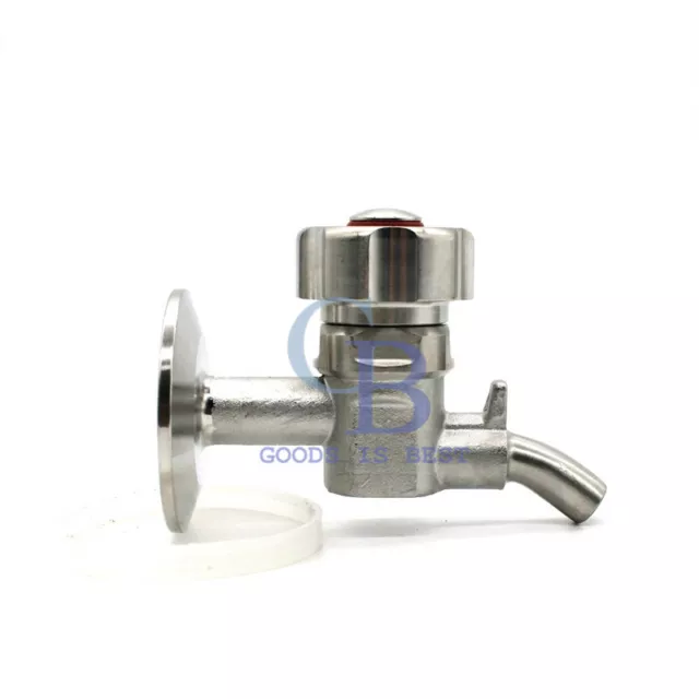 Stainless Steel 316 Beer Sampling Valve Clamp OD 50.5MM Fermenter Accessories