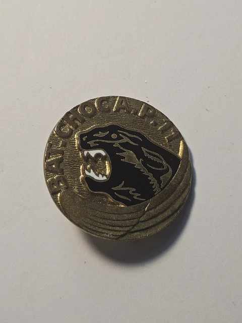 ANCIEN ÉCUSSON À coudre en feutre brodé blason de Marciac neuf Vintage