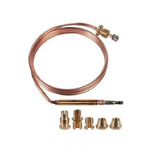 Thermocouple universel 120 cm avec 5 raccords pour cuisinière chaudière four