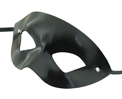 Mask from Venice Leather Black Line Erotic Colombine Maestro 1466 V81 2