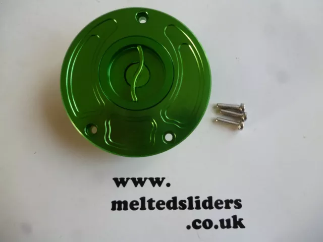 Kawasaki ZX6 ZX9 ZX10 R Race Track Road Billet Petrol Tank Fuel Filler Cap