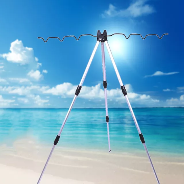 DAM BLUE SUPER Match Telescopic Beach Tripod Sea Fishing Beachcaster Rod  Rest £79.95 - PicClick UK