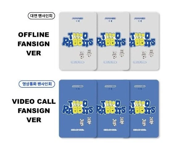 PREORDER MAMAMOO+ TWO RABBITS Album Photocard DEAR MY MUSE POB Moonbyul Solar PREORDER MAMAMOO+ TWO RABBITS Album Photocard DEAR MY MUSE POB Moonbyul Solar