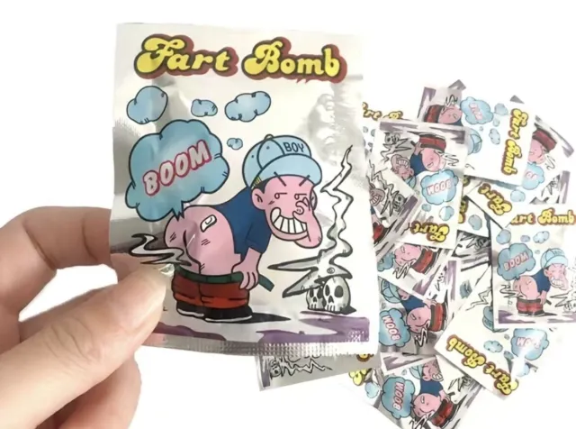 10 x Stink Bombs  Bags Joke Shop Fart Liquid Smell Funny Prank Rotten Eggs