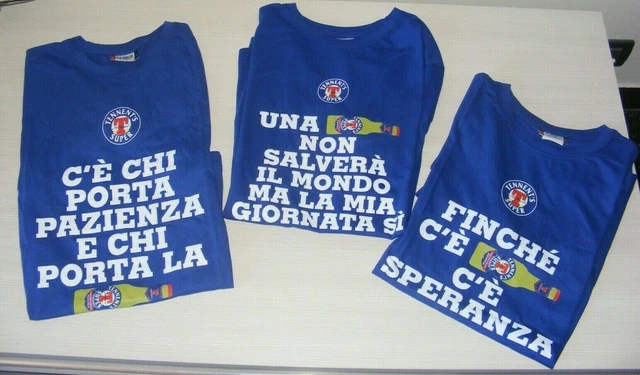 t shirt maglia maglietta birra TENNENT'S SUPER TENNENTS L M S da per uomo donna
