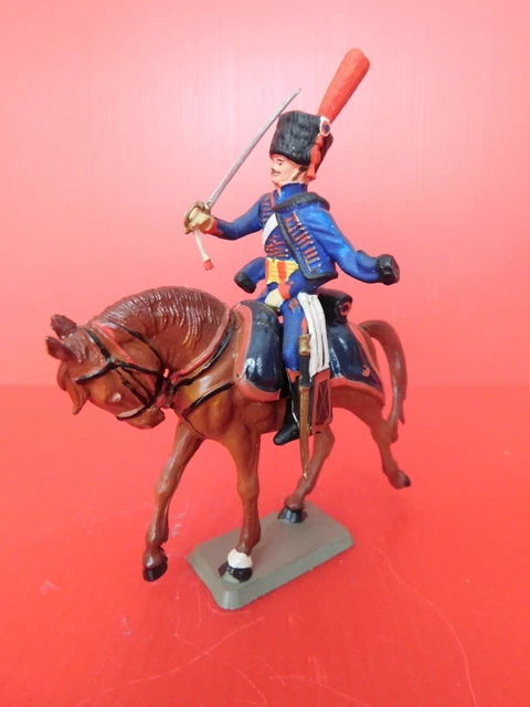 Starlux Métal Cavalier 1er Empiré Napoléon Jouet Ancien Vintage