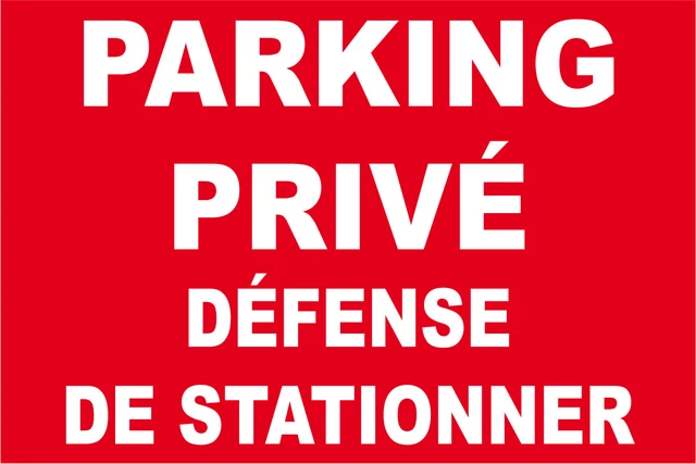 Défense de stationner accès Pompiers - 230 mm, PVC 1.5mm[1683