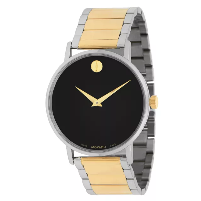 Movado 0607217 Men's Museum Classic Black Dial Quartz Watch