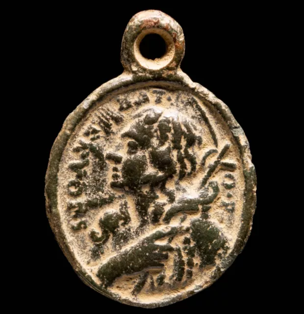 Medalla Religiosa, Siglos XVI-XVII, San Juan Bautista - 23X16 mm