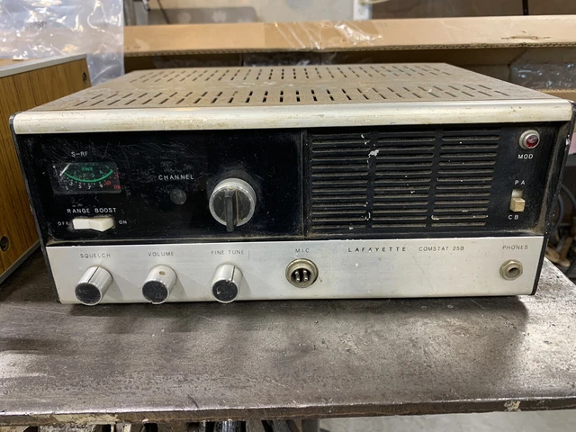 Vintage Lafayette Comstat 25B 23 Channel CB Radio Tube