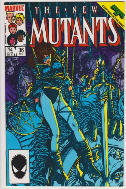 New Mutants #36,  Vol. 1 (1983-1991) Marvel Comics