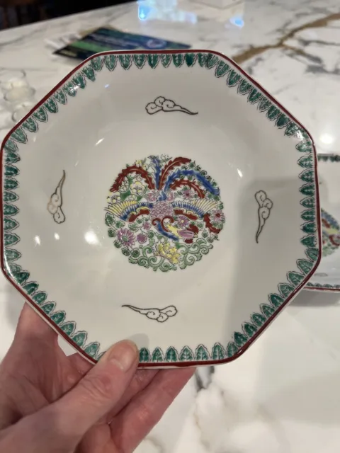 Vintage Set of 2 Rice Bowls | Chinese Porcelain | Multicolor