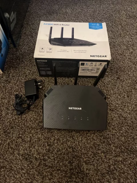 Netgear Nighthawk 4-Stream Ax1800 Wifi 6 Gigabit Ethernet Dual-Band Router