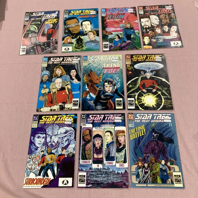 Star Trek: The Next Generation #17-27 (no 25) DC 1991, Picard, Data, Worf.