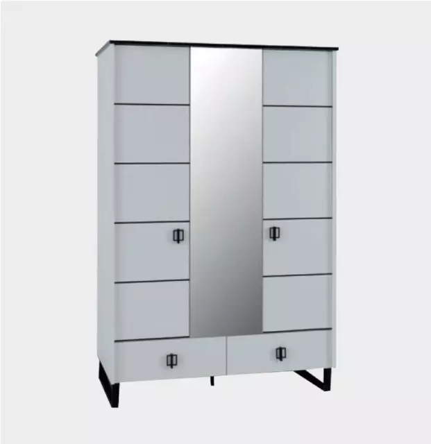Diseño Armario Loft Dormitorio Armarios Armarios Muebles Madera Gris Lujo