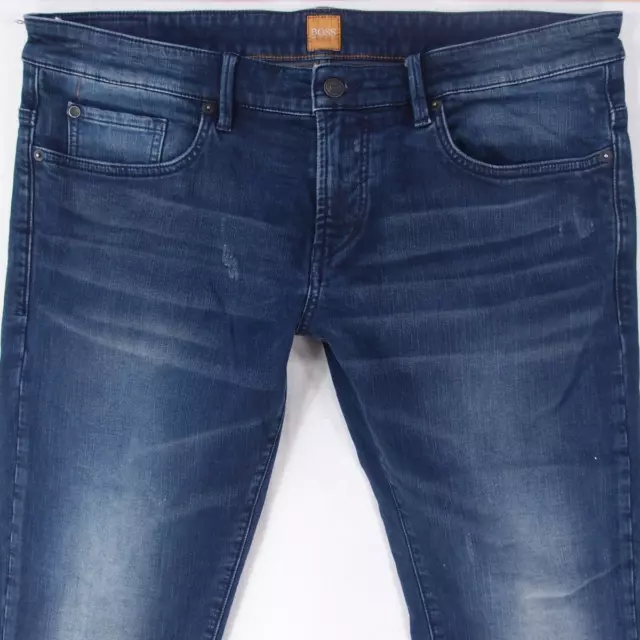 MENS HUGO BOSS ORANGE 72 Stretch Slim Skinny Blue Jeans W38 L32 $50.54 ...