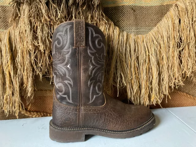 MEN S JUSTIN ORIGINAL Work Boot Brown Style WK 4660 Size 10.5 EE