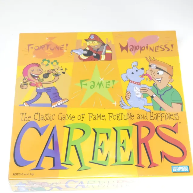 Careers Board Game from Parker Brothers 2003 Fame, Fortune and Happiness Sealed