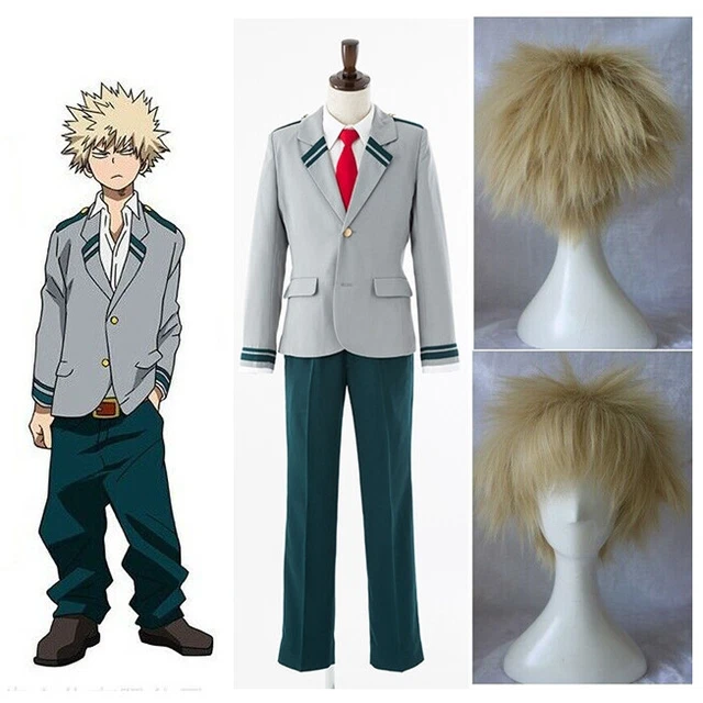 MY HERO ACADEMIA Katsuki Bakugou School Student Uniform Costume Set w