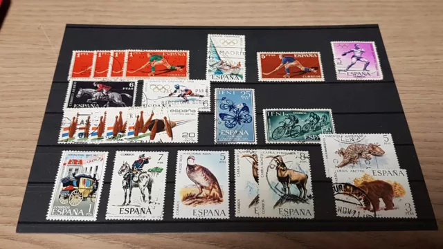 Konvolut / Lot 6 - alte Briefmarken aus Spanien - Espagna Correos