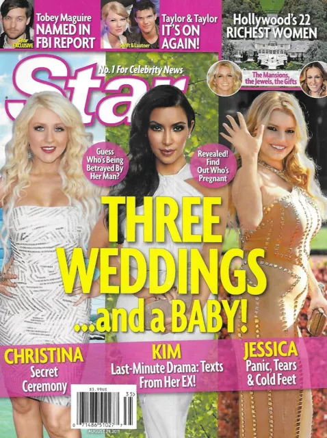 Star Magazine Kim Kardashian Jessica Simpson Christina Aguilera Richest Women