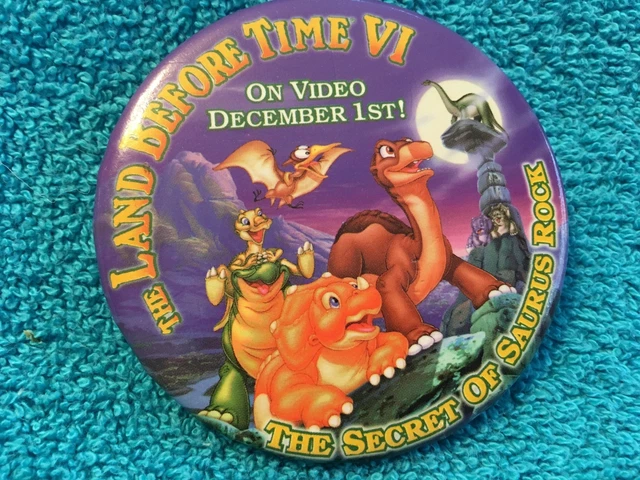 3 Inch Round Pin THE LAND BEFORE Time VI The Secret of Saurus Rock 3 Inch Round Pin £5. ...