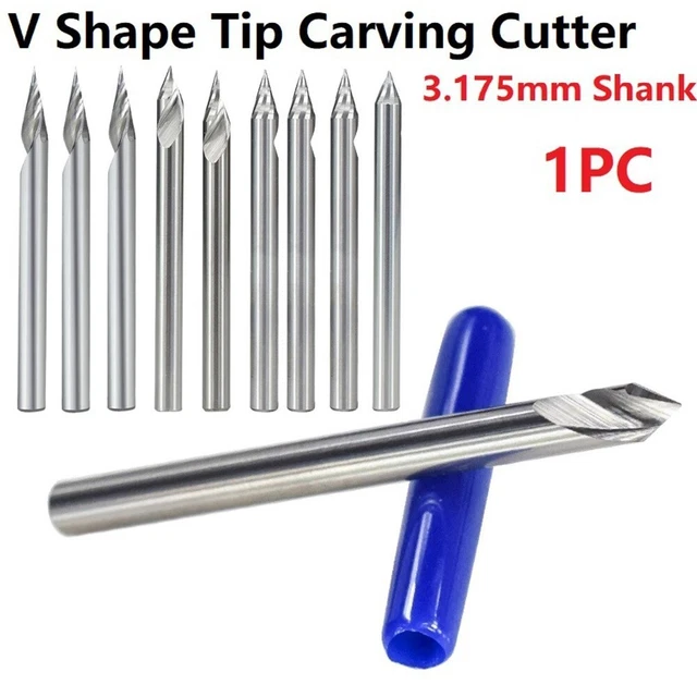 Anti-bending Bout Gravure Sharp 0.1/0.2/0.3mm Pointe 20/30/45/60 Degrés