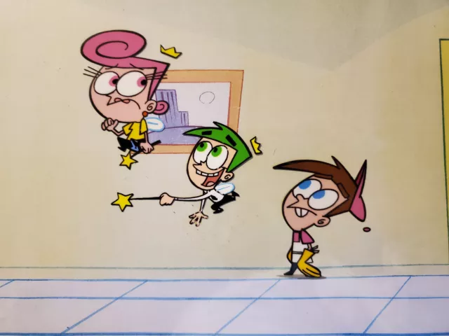 Fairly Odd Parents Original Production Cel Cell Animation Art Nickelodeon
