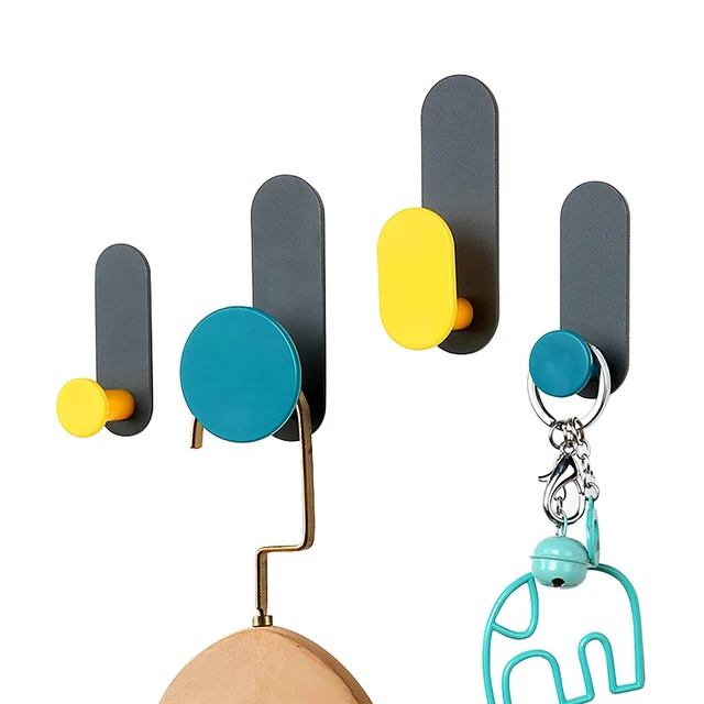 4 Pack Hooks Utility Hooks Decorative Wall Hangers Hooks Coat Hook Key Hook