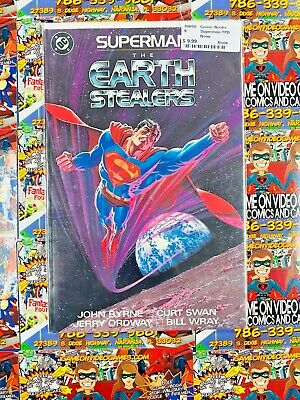 Superman : The Earth Stealers DC Graphic Novel 1988 TPB - FREE SHIPPING!!