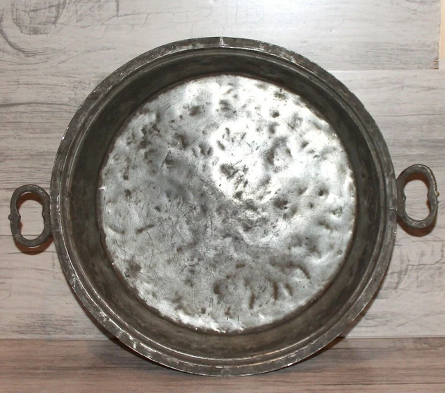 Plat en cuivre Pentole Agnelli étamé spécial socca