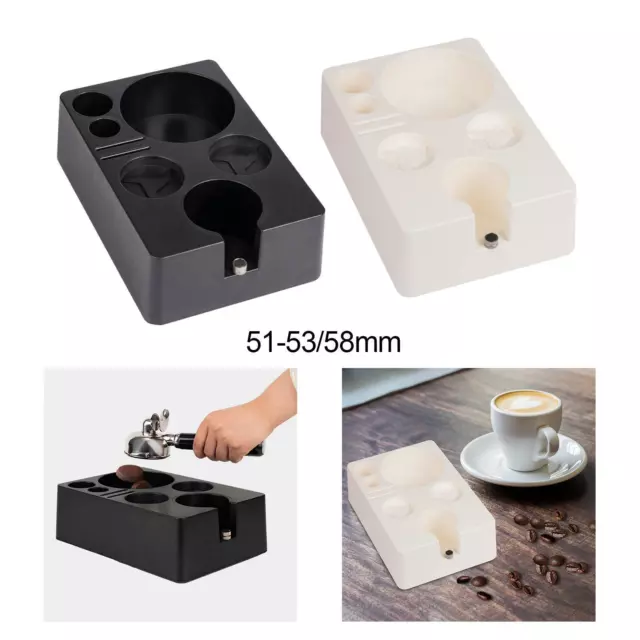 Coffee Tamper Stand Espresso Organizer Box for Workplace Shop Counter Top