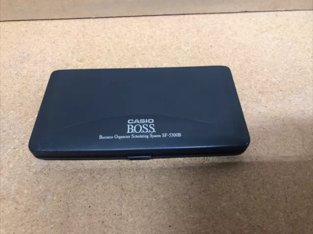 Casio SF-5300 Business Organizer Scheduling System - Works Good