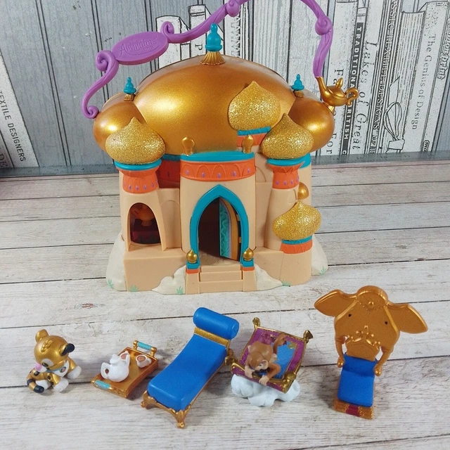 ALADDIN DISNEY ANIMATORS Collection Littles Jasmine Palace Playset w ...