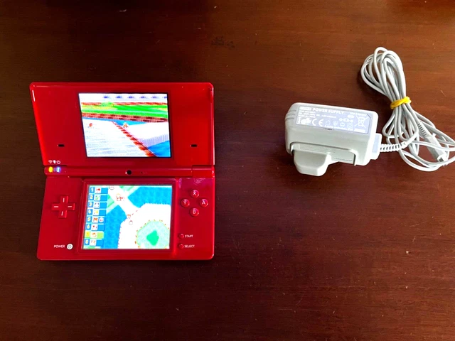 Red Remote Console NINTENDO DSI RED console excellent screens fully working with official ...
