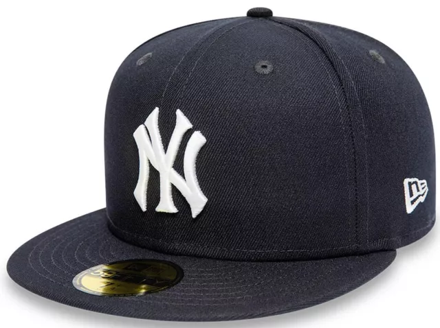 New Era New York Yankees Marine Sidepatch 59Fifty 5950 Fitted Cap Bonnet Ny MLB