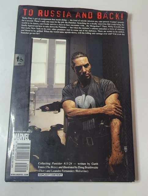 THE PUNISHER Max Vol 2 HC Hard Cover Book GARTH ENNIS MCU Lot of 5 books mags! 5