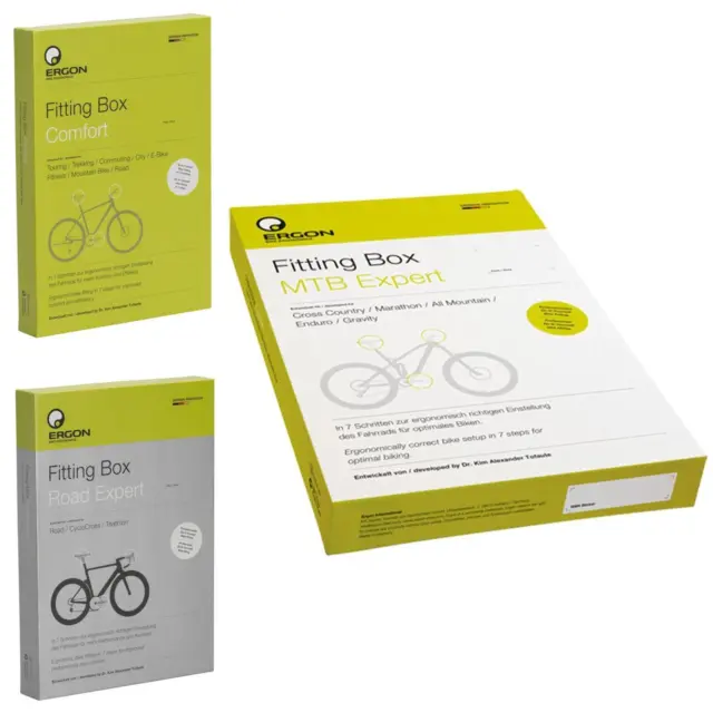 Ergon Fitting Box Comfort MTB Road Expert Einstellhilfe Schablone Kit Fahrrad