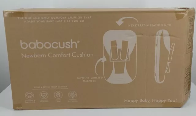 Open Box babocush Newborn Comfort Cushion 5-Point Quilted Harness