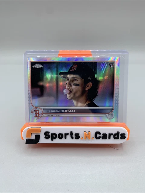 2022 Topps Chrome Jarren Duran RC Bubble Gum Variation Refractor Red Sox Rookie