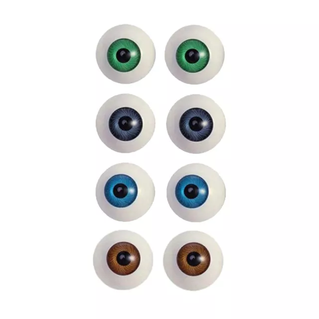 8pcs Yeux De Sécurité En Plastique Couleurs Assorties Yeux d'animaux à