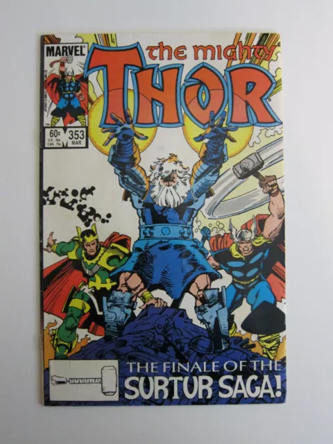 Mighty Thor #353 Vg/Fn Loki Odin Walter Simonson Story & Art Marvel Comics 1985